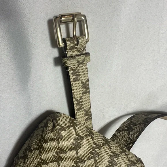 Michael Kors Tan and Brown Logo Crossbody - Picture 4 of 5